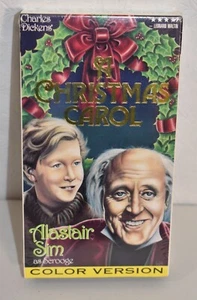 A Christmas Carol (Color 1951 VHS) Charles Dickens' Alastair Sim Sealed - Imagen 1 de 3