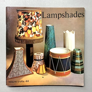 Vintage 1970's LAMPSHADES by Leisure Crafts #44 booklet DIY guide - Picture 1 of 12