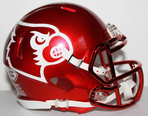2019 Louisville Cardinals Custom Riddell Mini Helmet v Virginia Cover
