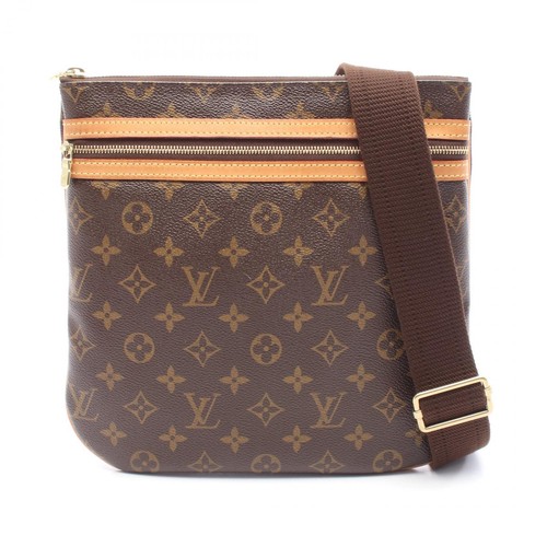 LOUIS VUITTON（LV） Borsa a tracolla Louis Vuitton Pochette Bosforele M40044 Monogram Tela Marrone Usata