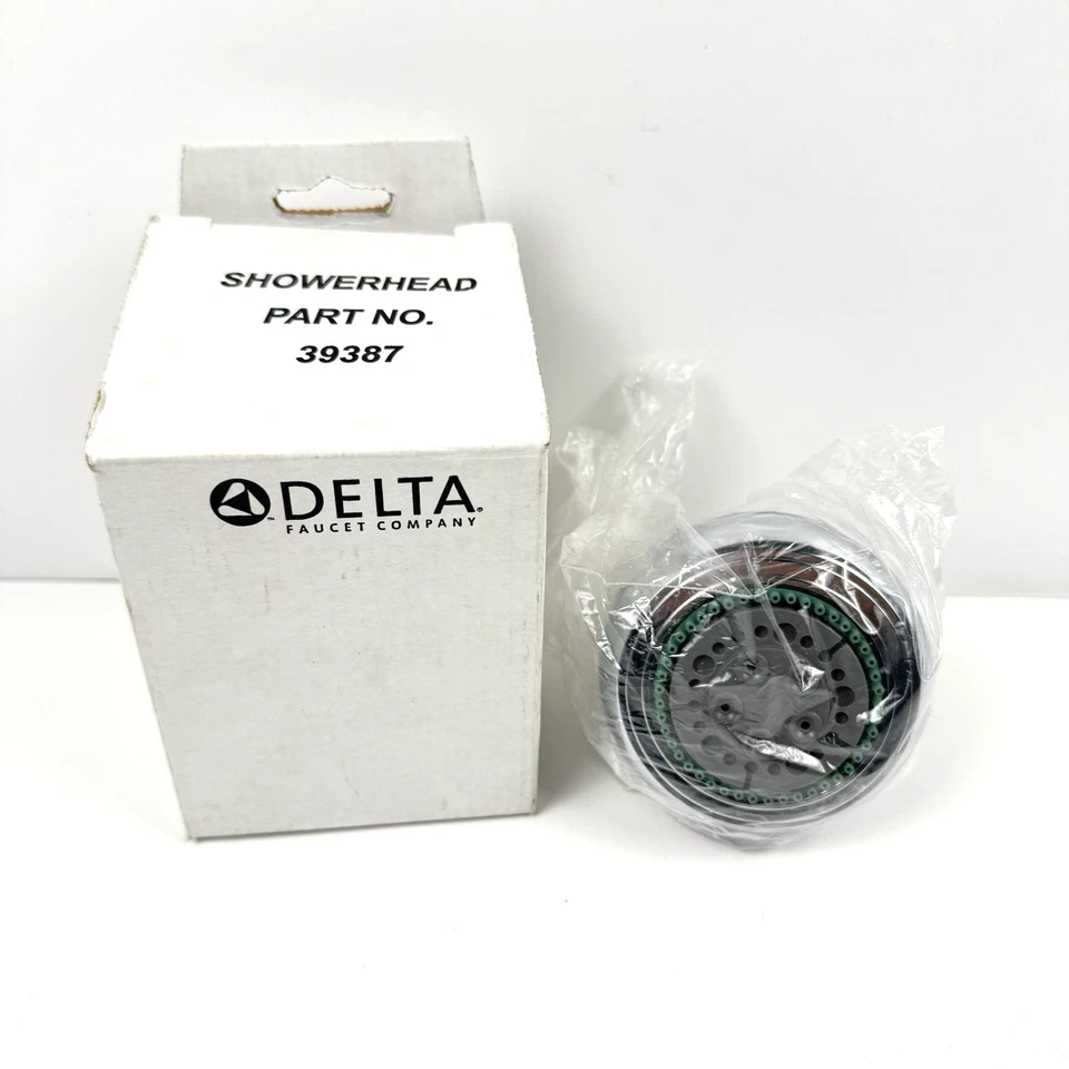 Delta Shower Head 39387 Chrome 5-Spray 2.5 GPM A112.18.1 Green Tips New Open Box - Image 1 of 4