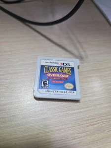 Classic Games Overload: Card & Puzzle Edition (Nintendo 3DS, 2012) Game Only  - Picture 1 of 2