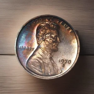 Centavo Lincoln 1970-S, centavo prueba de fecha pequeña, camafeo, variedad, ¡buen tono!! - Imagen 1 de 5