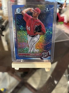2022 Bowman Chrome ANDRY LARA RC 1st Bowman Blue Speckle Refractor /150 - Picture 1 of 3