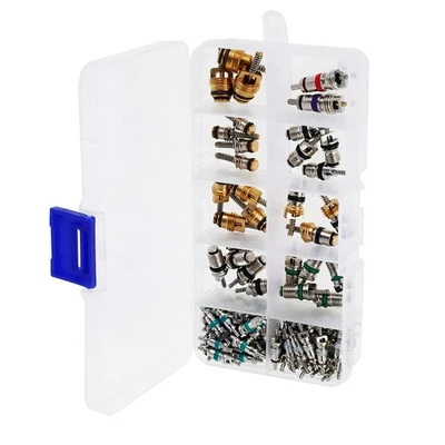 102pcs New Car A/C Air Conditioner 1/4" 5/16" Valve Core Remover Installer Kit - Image 1 of 4