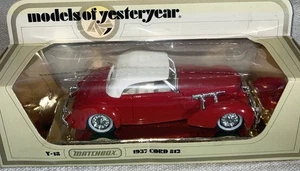 Vintage Matchbox Diecast Models of Yesteryear Y18 1937 Cord 812 New - Picture 1 of 3