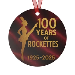 100 Jahre Rocketten personalisierter Christbaumschmuck aus Metall - Bild 1 von 5