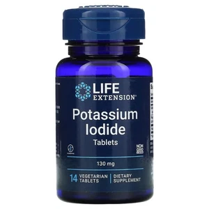 Life Extension, Comprimidos de yoduro de potasio, 130 mg, 14 Comprimidos - Imagen 1 de 2
