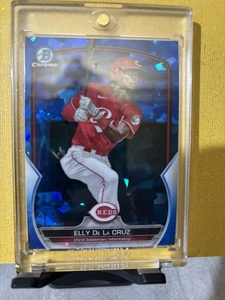 2023 Bowman Sapphire Edition - Chrome Prospects Elly De La Cruz #BCP-65 (RC) - Picture 1 of 6