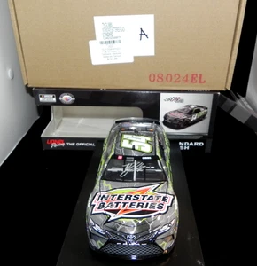 BATERÍAS INTERESTATALES 2023 NEGRAS Ty Gibbs autografiadas diecast automáticas de JGR - Imagen 1 de 10
