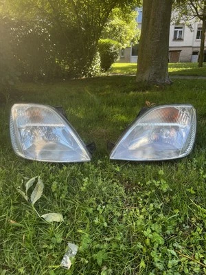 HAUPTSCHEINWERFER SCHWARZ für FORD FIESTA V FACELIFT 2005-2008 - Bild 1 von 3