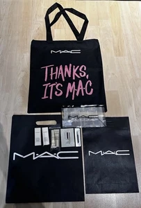 MAC Cosmetics Pouch Tote Shopping Bags Cosmetic Samples Gift With Purchase GWP - Picture 1 of 15