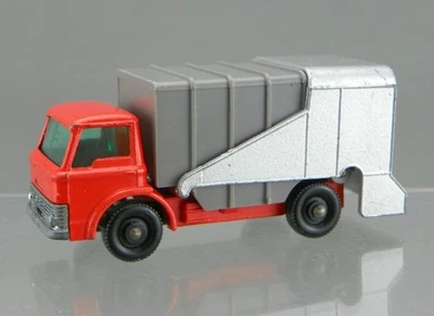 Vintage 1966 Matchbox Lesney No.7 Diecast Orange Ford Refuse Truck Garbage VG-EX - Image 1 of 4