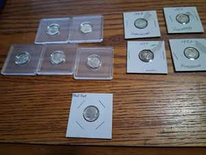 Silver Roosevelt 10 Dime Lot - Picture 1 of 5
