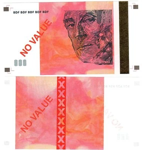 FRANCIA PRUEBA BILLETE MUESTRA ORIGINAL BANCO DE FRANCE € RAVEL MAURICE - Picture 1 of 1
