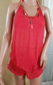 Andres Sarda 2Tlt. Set: Top + Shorts Gr. 36-38 (DE) Rot neu - Bild 1 von 5