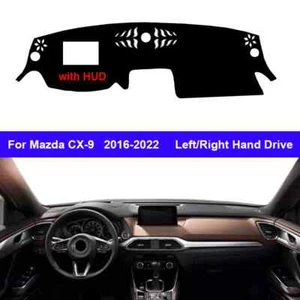 Dashboard Cover Interior Center Console Mat Pad Carpet For Mazda CX-9 2016-2022 - Picture 1 of 16