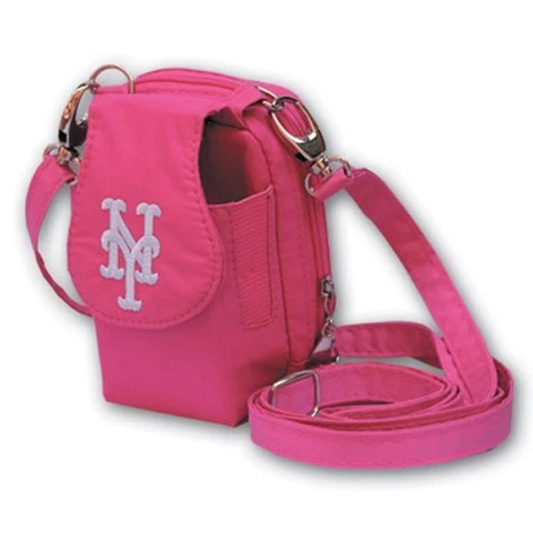 New York Mets MLB Purse Plus Pink Breast Cancer Phone ID Case Wallet Charm 14 Cover