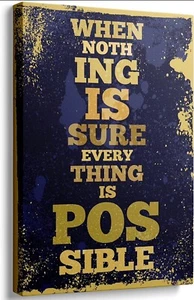 Inspirierende Wandkunst Schule Klassenzimmer Wanddekoration, [alles ist möglich] - Bild 1 von 6