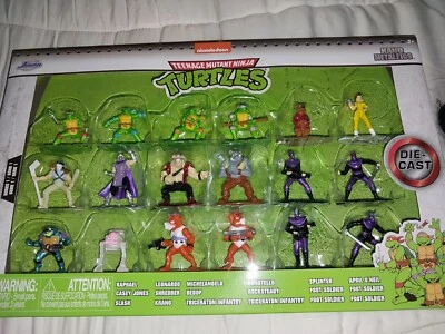 JADA Nano Metalfigs Teenage Mutant Ninja Turtles Diecast Mini Figura Juego de Juguete NUEVO Foto 1 de 2