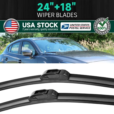 NEW For Lexus ES350 2007-2011 FRONT 24"&18" WINDSHIELD WIPER BLADE SET OEM - Image 1 of 4