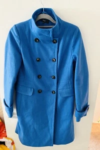 Next Double Breasted Coat Size Uk 8 - Picture 1 of 5