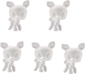 Individuelle weiße Sockel Formen Hirsch 5 Stck. Kinder Mädchen Zum Selbermachen Spielen Selten Kinder Malen - Bild 1 von 2