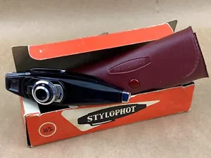 SECAM STYLOPHOT FRENCH 1960s SUBMINIATURE CAMERA with Original Box - Nice ! - Picture 1 of 10