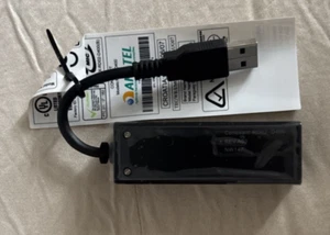 Adattatore USB ethernet modem fax banda stretta Dell RD02-D400 REV A03 NW147 - Afbeelding 1 van 3