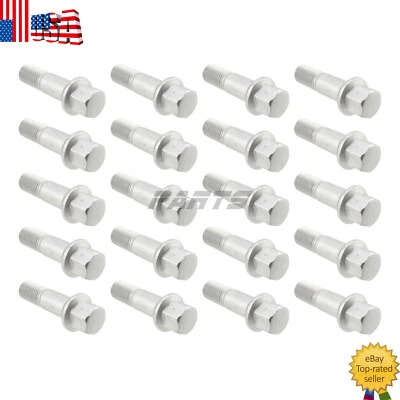 20 piezas nuevas tuercas de pernos de rueda para Mercedes-Benz ML350 S500 GLK350 0009905307 Foto 1 de 4