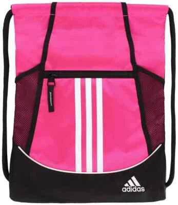 adidas Unisex Alliance II Sackpack, Team Shock One Size, Pink  - Image 1 of 4