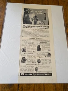 Cámaras Grayflex de colección 1939 premio del paquete anuncio de Navidad de Santa Claus - Imagen 1 de 1