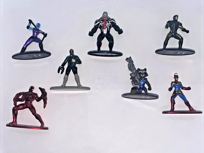 Jada Toys Marvel Nano Metalfigs Mini-Figuras Die Cast Metal - Lote de 7 Figuras Foto 1 de 4