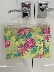 Vintage Lilly Pulitzer Reversible Wrap Skirt Women’s Size 0 Pineapple Print - Picture 1 of 6