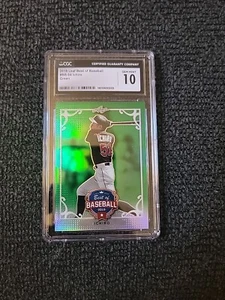2019 Leaf Best Of Baseball Ichiro Green Parallel 1/10 - CGC 10! GS63 - Picture 1 of 2