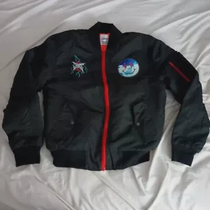 J. Balvin Mens Bomber Jacket Sz Large 2022 Jose Tour New Black - Picture 1 of 8