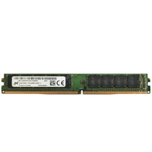Micron 32GB 2RX8 DDR4-21300E 2666MHz 288P EDIMM ECC Unbuffered Server Memory VLP - Picture 1 of 4