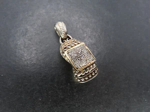 Colgante Samuel Benham de plata de ley/oro de 14 k y diamantes, BJC, 7,5 g - Imagen 1 de 6