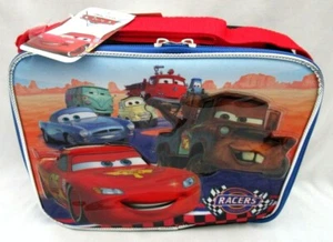 Disney Cars Lightning McQueen+Friends 9.5" Insulated Lunch Bag Lunchbox-New!   - Picture 1 of 1