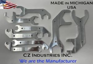 AN Combination Alum Wrench Set 8 Dbl Side , AN3/AN4/AN6/AN8/AN10/AN12/AN16/AN20 - Picture 1 of 5