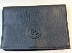 Estuche guía manual para propietarios de cuero Cadillac *solo* porta billetera OEM - Imagen 1 de 5