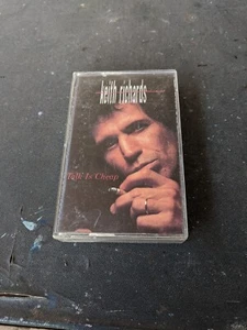 Cassette Tape Keith Richards Talk is Cheap Great Condition Very Rare - Picture 1 of 3