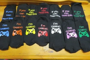 Game / Gamer / Gaming Socks - 5 sizes for boys Teens & Men ideal Stocking filler - Picture 1 of 14
