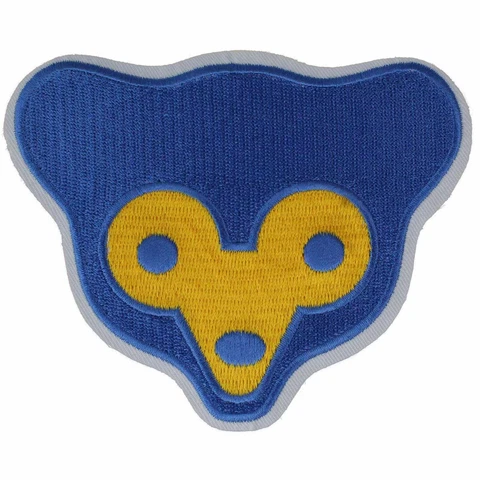 Chicago Cubs Bear Face 1960's Retro Old Sleeve Emblem Patch Jersey MLB Logo Cover
