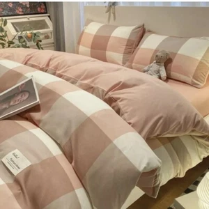 Duvet Cover Set Queen Size Cotton - Picture 1 of 1