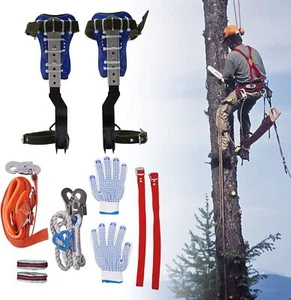 Tree Climbing Spike Set - Adjustable Tree Climbing Gear with Spike Tool - Picture 1 of 7