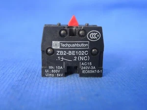 Telemecanique compatible ZB2-BE102C Contact Block NC - normally closed, (New) - Picture 1 of 3