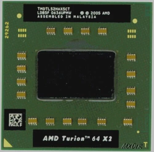 CPU AMD TURION 6A X2 TL-52  1.6 GHZ SOCKET S1  PROCESSORE TMDTL52HAX5CT - Immagine 1 di 1