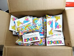 Vintage 1970's Pop Beads for Jewelry Lot of 20 bags New Sealed Pink Blue Yellow - Picture 1 of 3