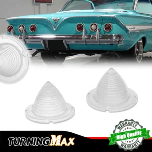 2x Back-Up Reverse Light Lenses Clear For Chevy Bel Air Nomad El Camino & Impala - Picture 1 of 8